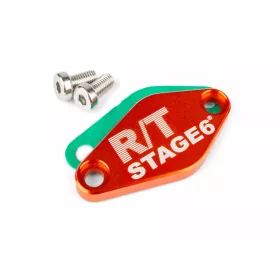   Stage6 R/T MK2 CNC olajpumpa fedél (Minarelli AM - Derbi EBE / EBS - Piaggio D50B0 - narancs)