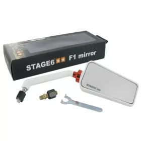 Stage6 F1 visszapillantó tükör (Fehér - jobb)