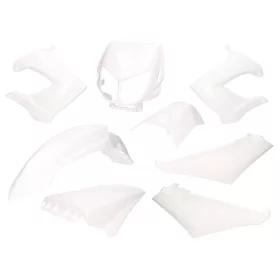   SPD Racing komplett idomszett (Derbi Senda R / X-Treme - fehér)