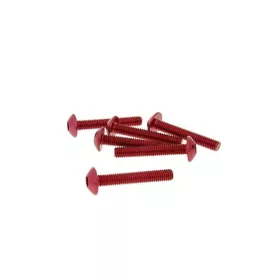   Vicma lapos fejû imbusz csavar (Többféle szín! - Többféle méret!) - M5x30 - 6db - Piros
