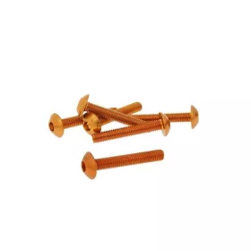   Vicma lapos fejû imbusz csavar (Többféle szín! - Többféle méret!) - M5x30 - 6db - Narancs