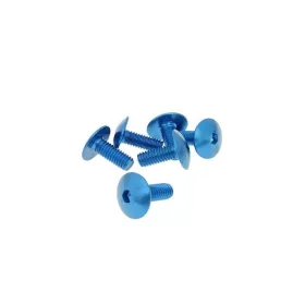   Vicma lapos fejû imbusz csavar (Többféle szín! - Többféle méret!) - M6x15 - 6db - Kék