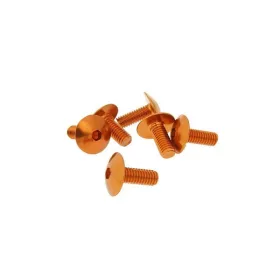   Vicma lapos fejû imbusz csavar (Többféle szín! - Többféle méret!) - M6x15 - 6db - Narancs