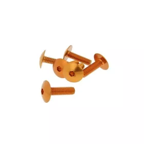   Vicma lapos fejû imbusz csavar (Többféle szín! - Többféle méret!) - M6x20 - 6db - Narancs