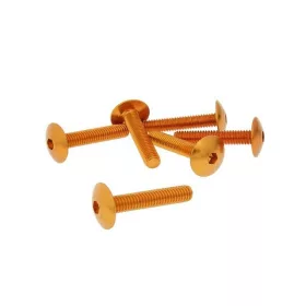   Vicma lapos fejû imbusz csavar (Többféle szín! - Többféle méret!) - M6x30 - 6db - Narancs