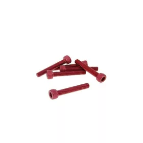   Vicma alumínium imbusz csavar (Többféle szín! - Többféle méret!) - M5x30 - 6db - Piros