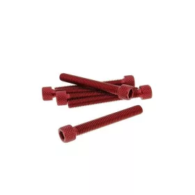   Vicma alumínium imbusz csavar (Többféle szín! - Többféle méret!) - M6x45 - 6db - Piros