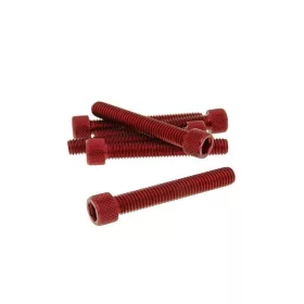   Vicma alumínium imbusz csavar (Többféle szín! - Többféle méret!) - M8x50 - 6db - Piros