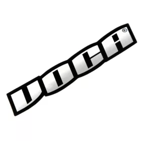   Voca Racing hőálló kipufogó matrica (11x4cm) (Króm hatású)