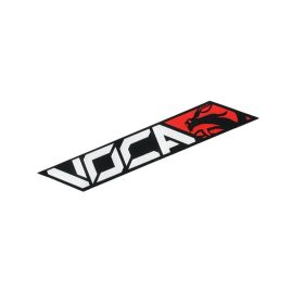 Voca Racing matrica (Piros / króm - 11x4cm)