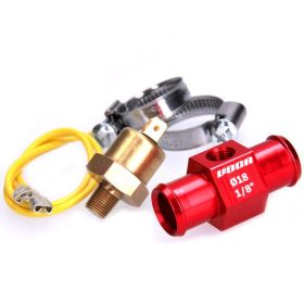   Voca Racing adapter + hõmérséklet kapcsoló ventilátorokhoz (d=22mm) (BE: 70°C / KI: 60°C) (1/8)