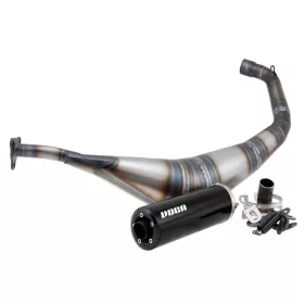   Voca Racing Warrior 50/70ccm-es sportkipufogó (Minarelli AM) (Fekete)