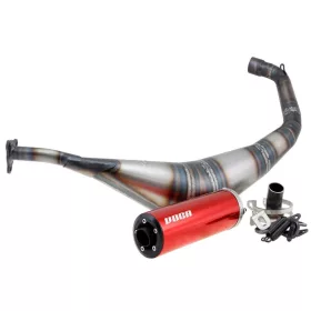   Voca Racing Warrior 50/70ccm-es sportkipufogó (Minarelli AM) (Piros)