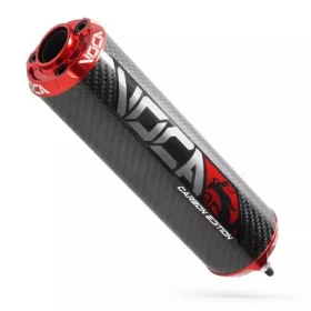 Voca Racing Bestia CNC hangtompító (Karbon / piros)