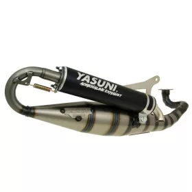   Yasuni Carrera 16 City Black / Alu sportkipufogó (Fekvõhengeres Minarelli - homológ)
